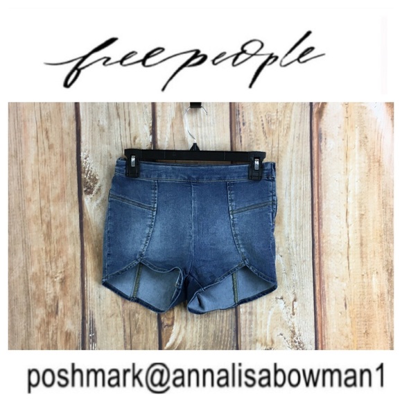 Free People Pants - 💸FREE PEOPLE denim shorts size 25